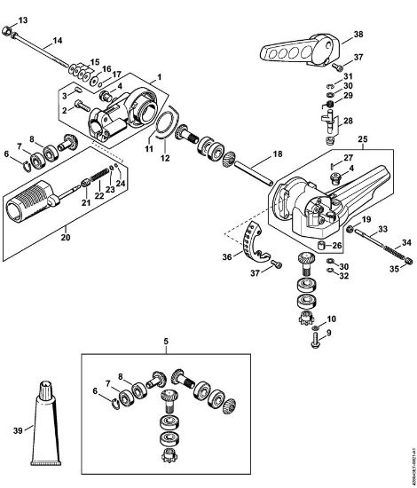 Heckenschneider (HL) HL 100 K Winkelgetriebe 135Â° einstellbar der Marke Stihl