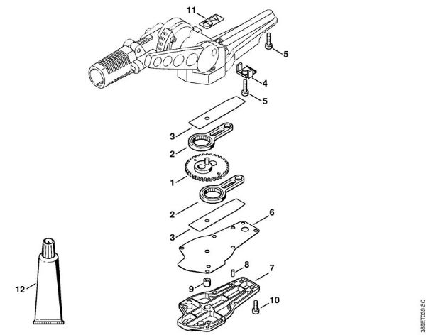Heckenschneider (HL) HL 75 Messergetriebe 135Â° einstellbar der Marke Stihl