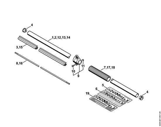 Heckenschneider (HL) HL 75 K Schaft der Marke Stihl
