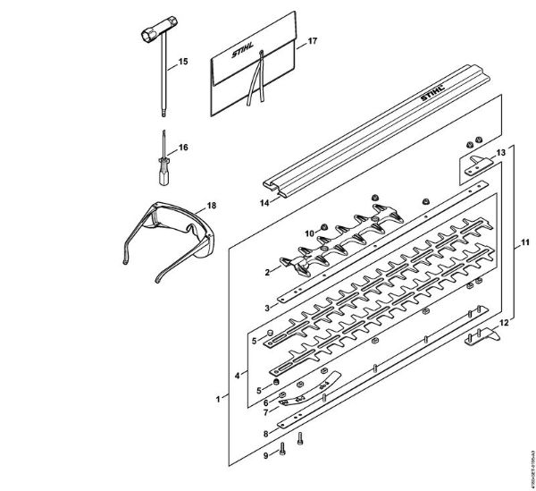 Heckenschneider (HL) HL 90 K Messer, Werkzeuge der Marke Stihl