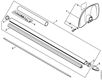 Heckenschneider (HL) HL 90 K Schaft, Handschutz der Marke Stihl