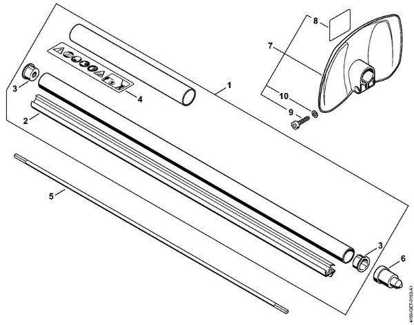 Heckenschneider (HL) HL 90 K Schaft, Handschutz der Marke Stihl