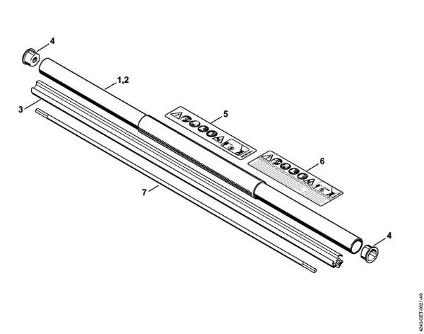Heckenschneider (HL) HL 91 KC-E Schaft der Marke Stihl
