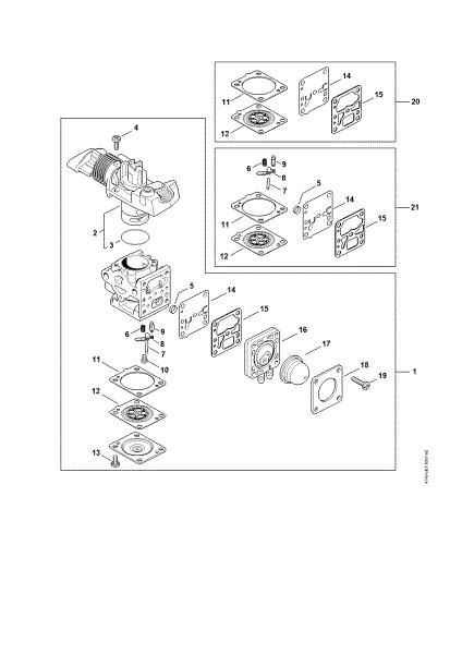 Bild von Vergaser 4149/02 ab Maschinennummer 516140932 HL 94 C-E