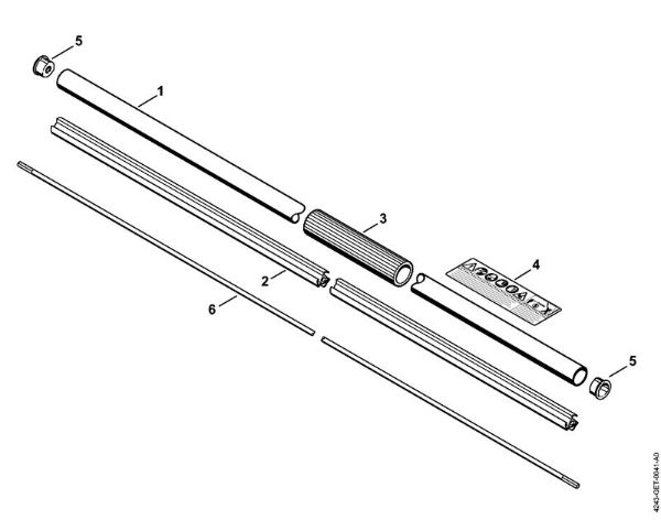Heckenschneider (HL) HL 94 KC-E Schaft HL 94 K der Marke Stihl