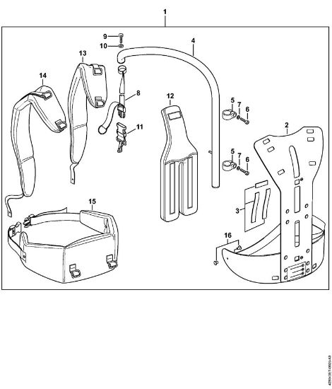 Heckenschneider (HL) HL 95 Rückentragsystem RTS der Marke Stihl