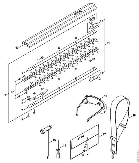 Heckenschneider (HL) HL 95 K Messer, Werkzeuge der Marke Stihl
