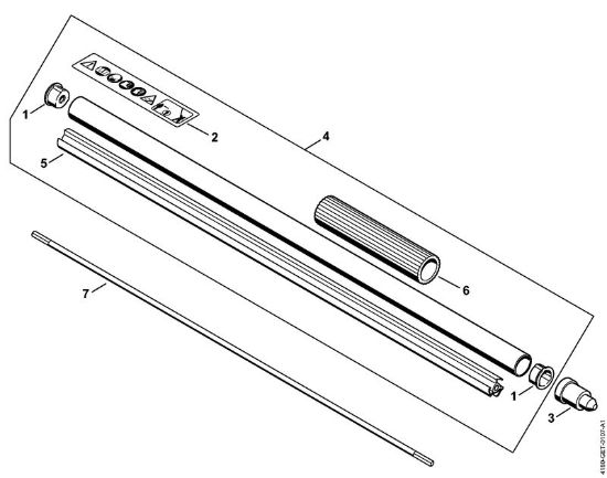 Heckenschneider (HL) HL 95 K Schaft HL 95 K der Marke Stihl