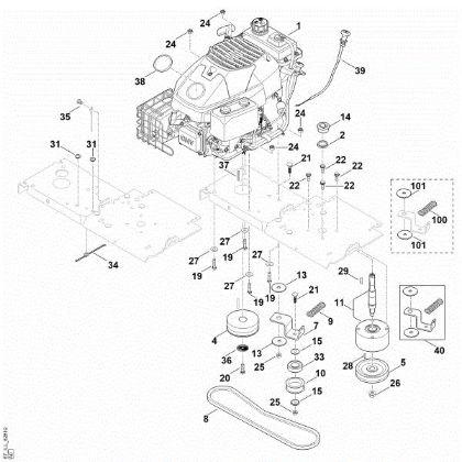 Bild von C - Motor, Antrieb GH 460.1 C