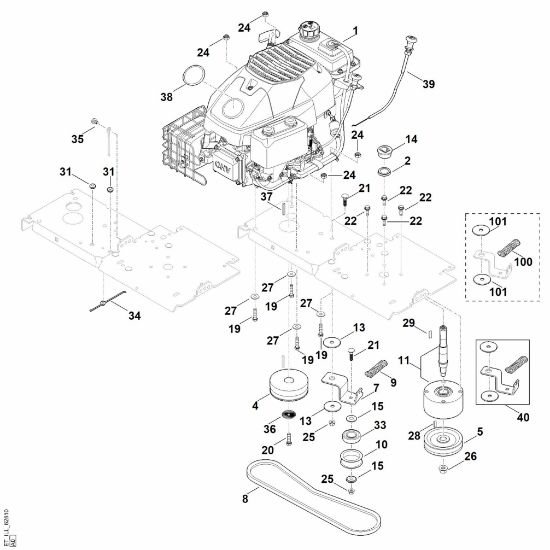 Bild von C - Motor, Antrieb GH 460.1 C