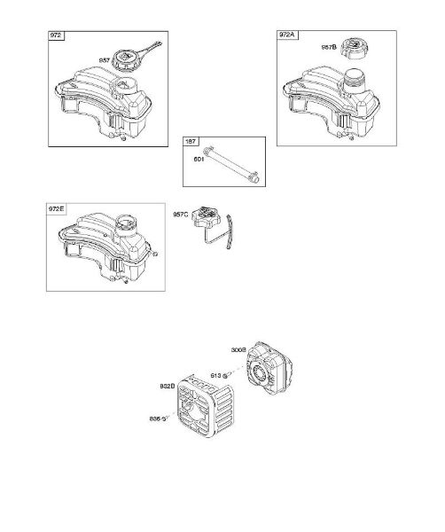 B&S - 08â  08P502-0004-H1 F - Auslasssystem, Kraftstoffversorgung der Marke Stihl