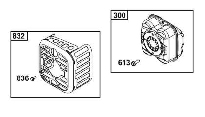 B&S - 08â  08P502-0131-H1 I - ABGASGRUPPE der Marke Stihl