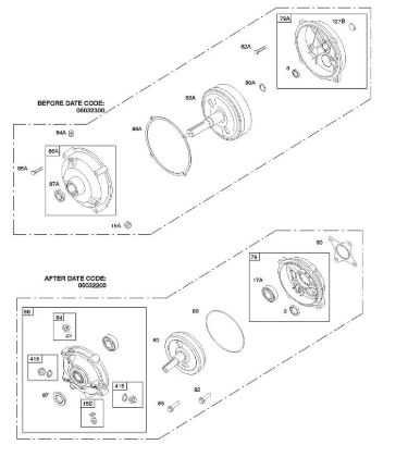 B&S - 09â  093312-0182-B1 G - Untersetzungsgetriebe der Marke Stihl