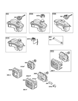 B&S - 09â  093J02-0036-H1 F - Auslasssystem, Kraftstoffversorgung der Marke Stihl