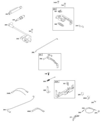 B&S - 09â  093J02-0062-H1 B - Magnetanker, Bedienelemente, elektrische Anlage, Reglerfeder, Zündung, Zündkerze der Marke Stihl