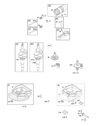 B&S - 09â  09D902-2096-B1 D - Nockenwelle, Kurbelgehäuseabdeckung/-sumpf, Kurbelwelle, Kolben/Kolbenringe/Pleuel der Marke Stihl