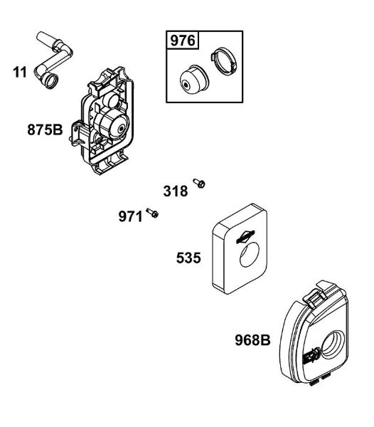 B&S - 09â  09P602-0124-H1 A - LUFTFILTERGRUPPE der Marke Stihl