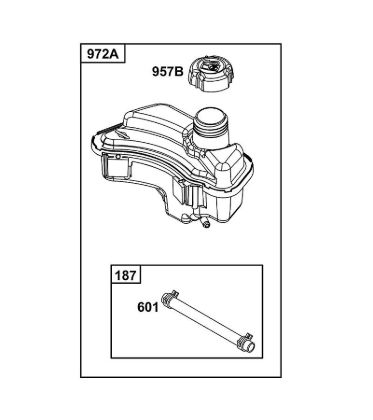 B&S - 09â  09P602-0124-H1 K - KRAFTSTOFFVERSORGUNGSGRUPPE der Marke Stihl
