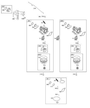 B&S - 09â  09P702-0044-F1 E - Vergaser der Marke Stihl