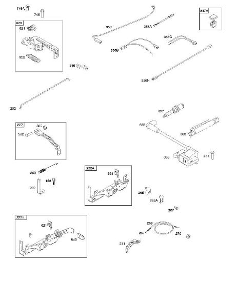 B&S - 09â  09P702-0201-H1 B - Magnetanker, Bedienelemente, elektrische Anlage, Reglerfeder, Zündung, Zündkerze der Marke Stihl