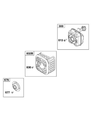 B&S - 09â  09P702-0230-H5 I - ABGASGRUPPE der Marke Stihl
