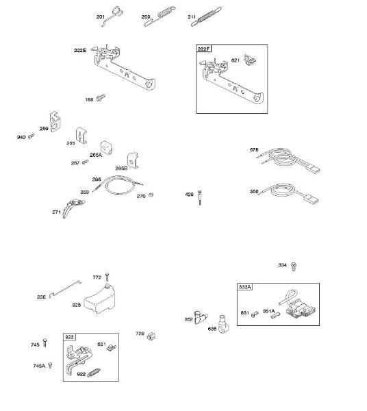 B&S - 09â  09T502-2236-B1 C - Bremse, Bedienelemente, Abdeckungen, Reglerfeder, Zündung der Marke Stihl