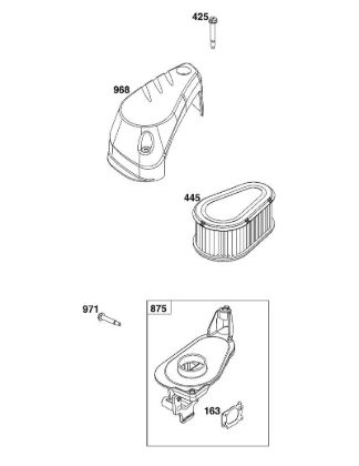 B&S - 10â  100602-0036-H5 A - LUFTFILTERGRUPPE der Marke Stihl