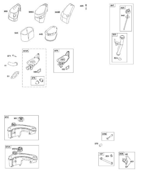 B&S - 10â  100602-0036-H8 A - Luftfilter, Kraftstoffversorgung, Schmierung der Marke Stihl