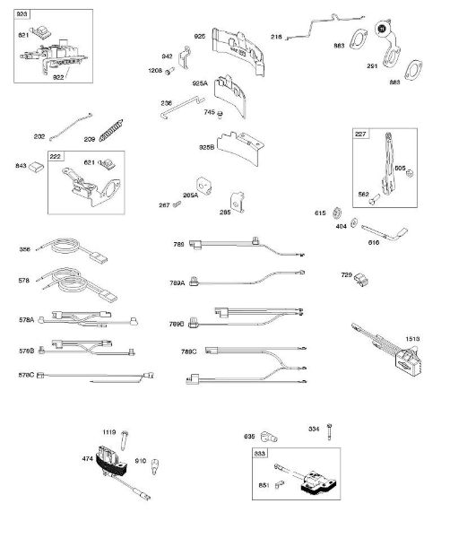 B&S - 10â  100602-0131-B1 B - Generator, Bremse, Bedienelemente, Reglerfeder, Zündung der Marke Stihl