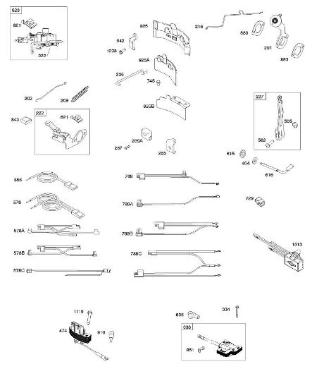 B&S - 10â  100602-2131-B8 B - Generator, Bremse, Bedienelemente, Reglerfeder, Zündung der Marke Stihl