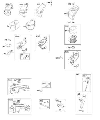 B&S - 10â  100802-0126-B8 A - Luftfilter, Kraftstoffversorgung, Schmierung der Marke Stihl