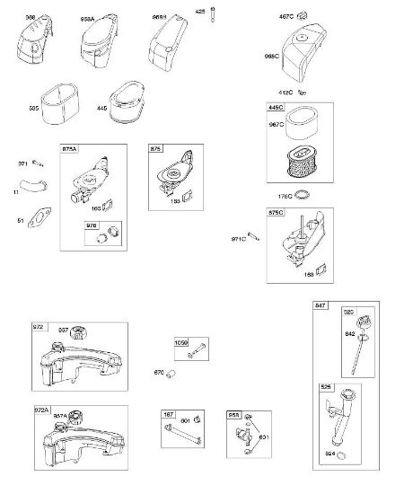 B&S - 10â  100802-0126-B8 A - Luftfilter, Kraftstoffversorgung, Schmierung der Marke Stihl