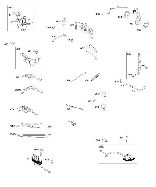 B&S - 10â  100802-0126-H8 B - Generator, Bremse, Bedienelemente, Reglerfeder, Zündung der Marke Stihl