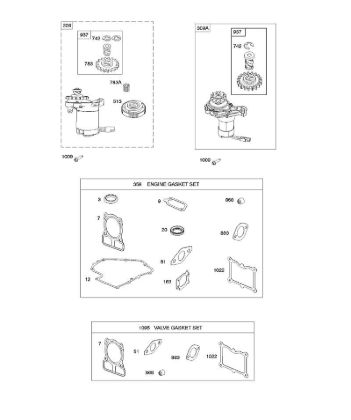 B&S - 10â  100802-0126-H8 F - Elektroanlasser/Dichtungssätze der Marke Stihl