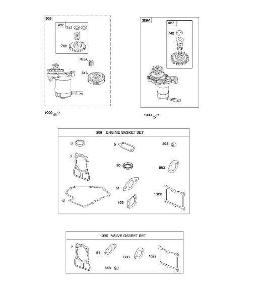 B&S - 10â  100802-0126-H8 F - Elektroanlasser/Dichtungssätze der Marke Stihl