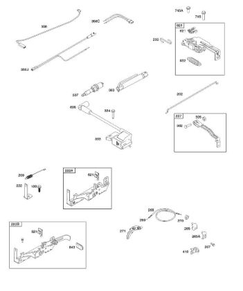 B&S - 10â  103M02-0061-H1 B - Magnetanker, Bedienelemente, elektrische Anlage, Reglerfeder, Zündkerze der Marke Stihl