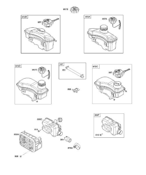 B&S - 10â  103M02-0061-H1 G - Auslasssystem, Kraftstoffversorgung der Marke Stihl
