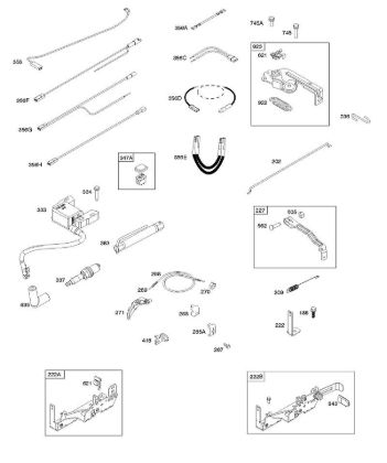 B&S - 10â  104M0B-0123-H1 B - Magnetanker, Bedienelemente, elektrische Anlage, Reglerfeder, Zündkerze der Marke Stihl