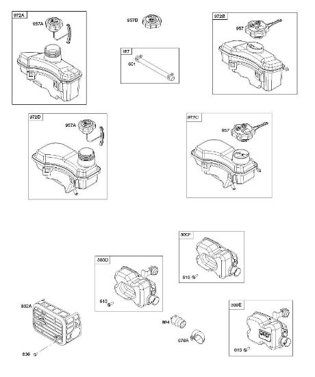 B&S - 10â  104M0B-0123-H1 H - Auslasssystem, Kraftstoffversorgung der Marke Stihl