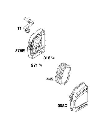 B&S - 10â  104M0B-0123-H5 A - LUFTFILTERGRUPPE der Marke Stihl
