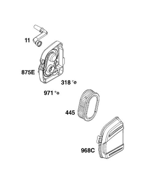 B&S - 10â  104M0B-0123-H5 A - LUFTFILTERGRUPPE der Marke Stihl