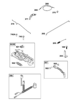 B&S - 10â  104M0B-0123-H5 D - BEDIENELEMENTGRUPPE der Marke Stihl
