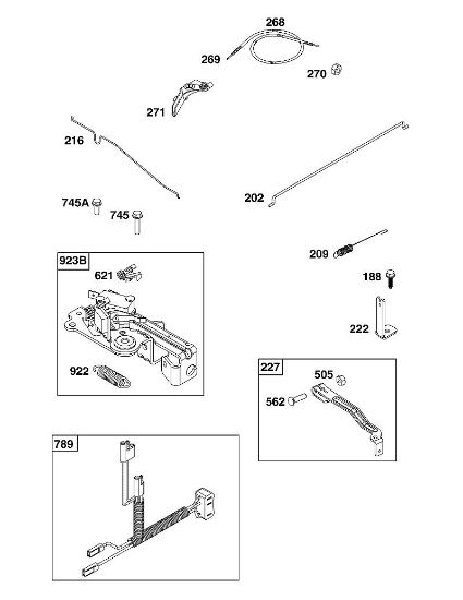 B&S - 10â  104M0B-0123-H5 D - BEDIENELEMENTGRUPPE der Marke Stihl