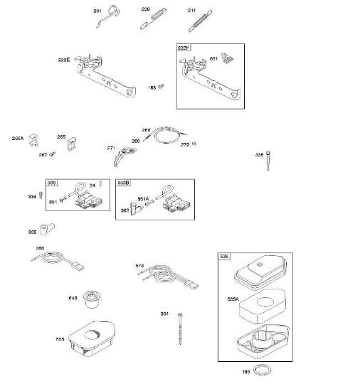 B&S - 10â  10A902-2128-E1 A - Luftfilter, Bedienelemente, Reglerfeder, Zündung der Marke Stihl