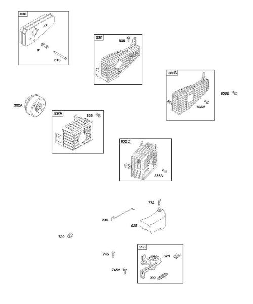B&S - 10â  10D902-0132-B1 C - Bremse, Auslasssystem der Marke Stihl