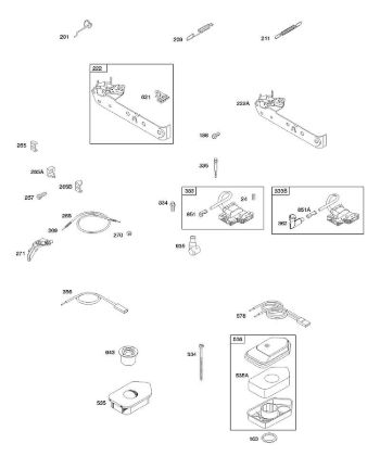 B&S - 10â  10D902-0136-B1 A - Luftfilter, Bedienelemente, Reglerfeder, Zündung der Marke Stihl
