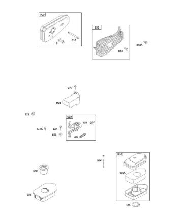 B&S - 10â  10F902-0111-B1 A - Luftfilter, Bremse, Auslasssystem der Marke Stihl