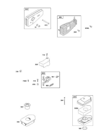 B&S - 10â  10F902-0111-B1 A - Luftfilter, Bremse, Auslasssystem der Marke Stihl