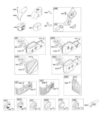 B&S - 12â  121602-0296-E1 A - Luftfilter, Auslasssystem der Marke Stihl