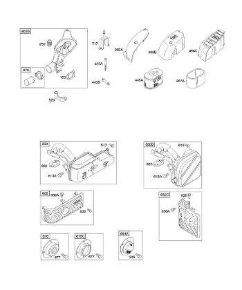 B&S - 12â  122602-0194-B1 A - Luftfilter, Auslasssystem der Marke Stihl